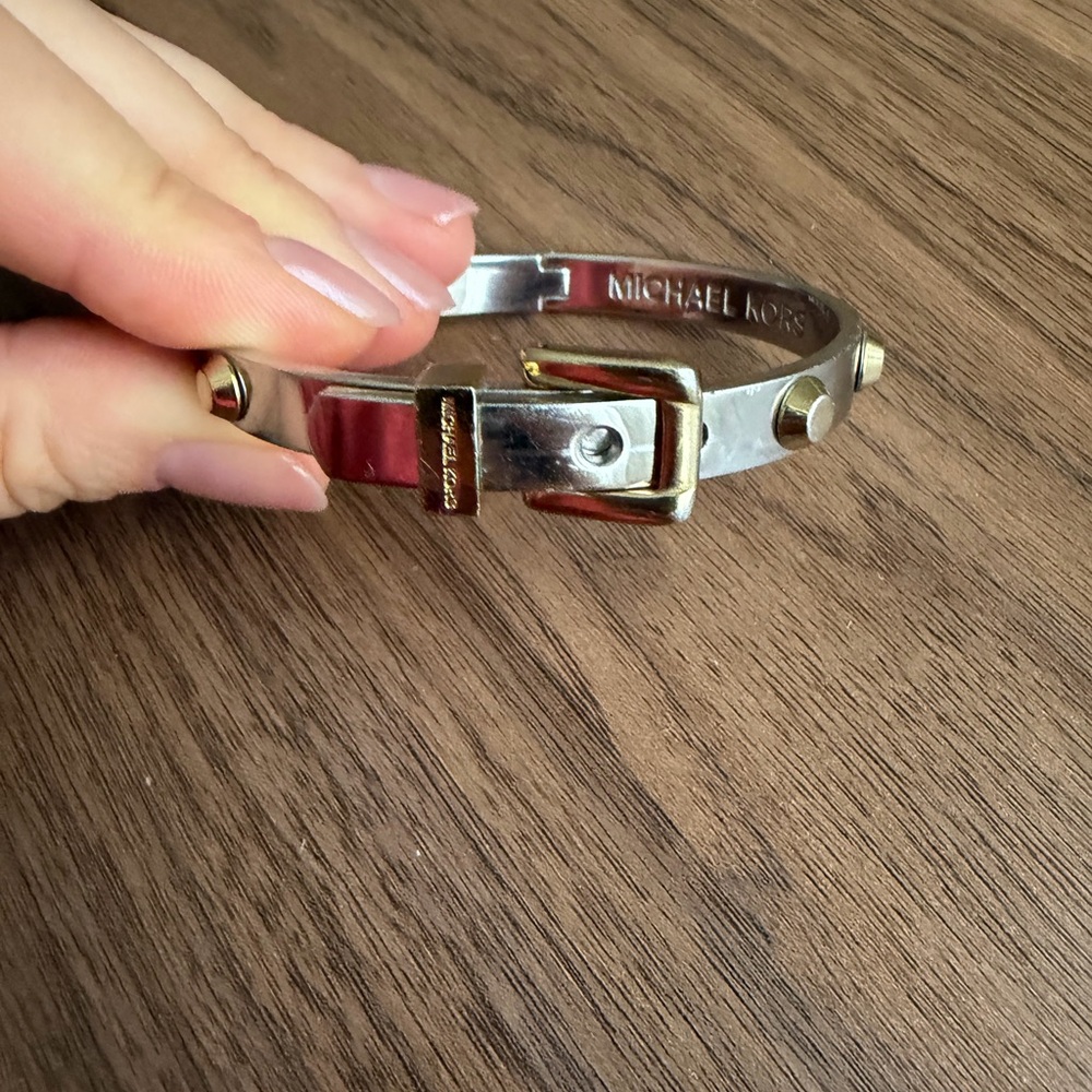 Michael Kors Two-Tone Buckle Bracelet